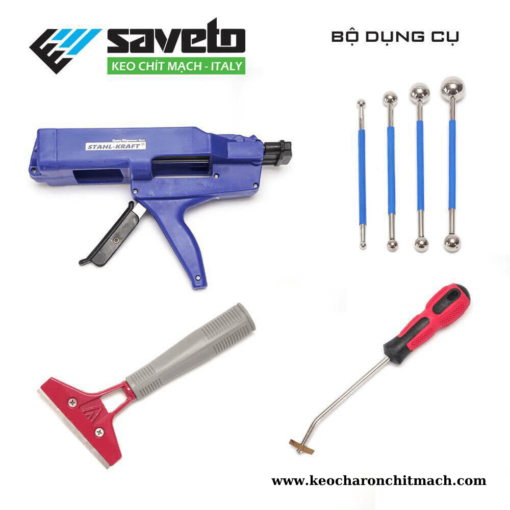 Bộ dụng cụ Thi công chít mạch Saveto