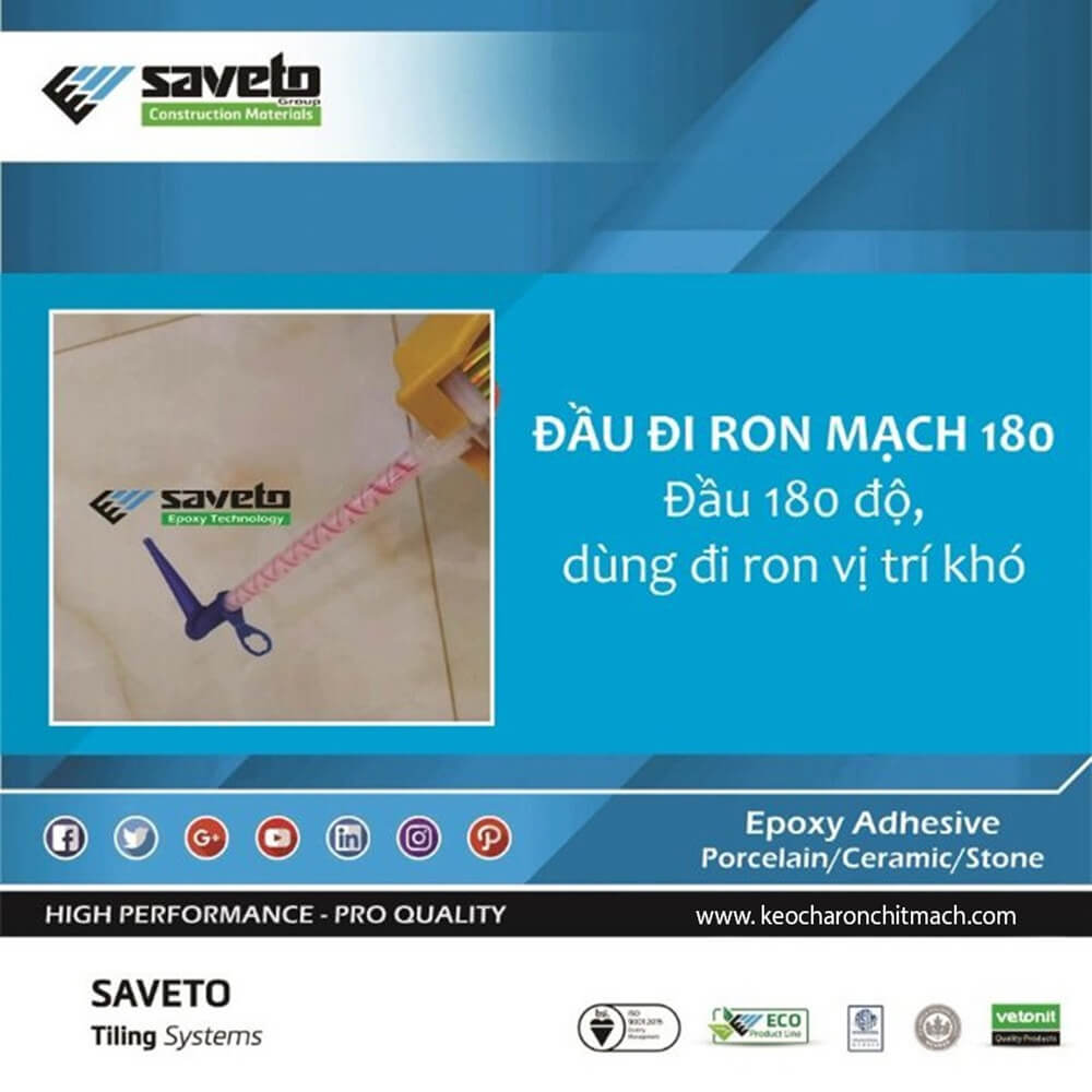 Vòi bơm keo Saveto